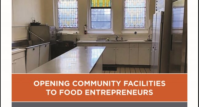 Opening Community Facilities to Food Entrepreneurs